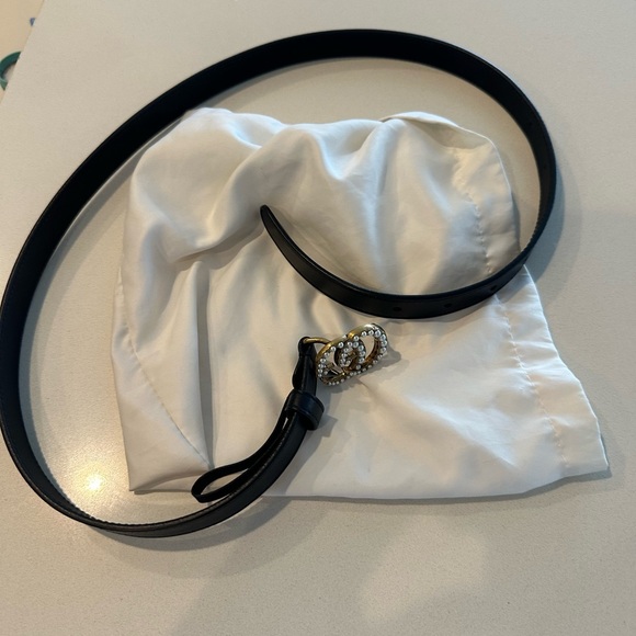 GUCCI Marmont Belt with Pearls (Size 85) - Picture 4 of 9